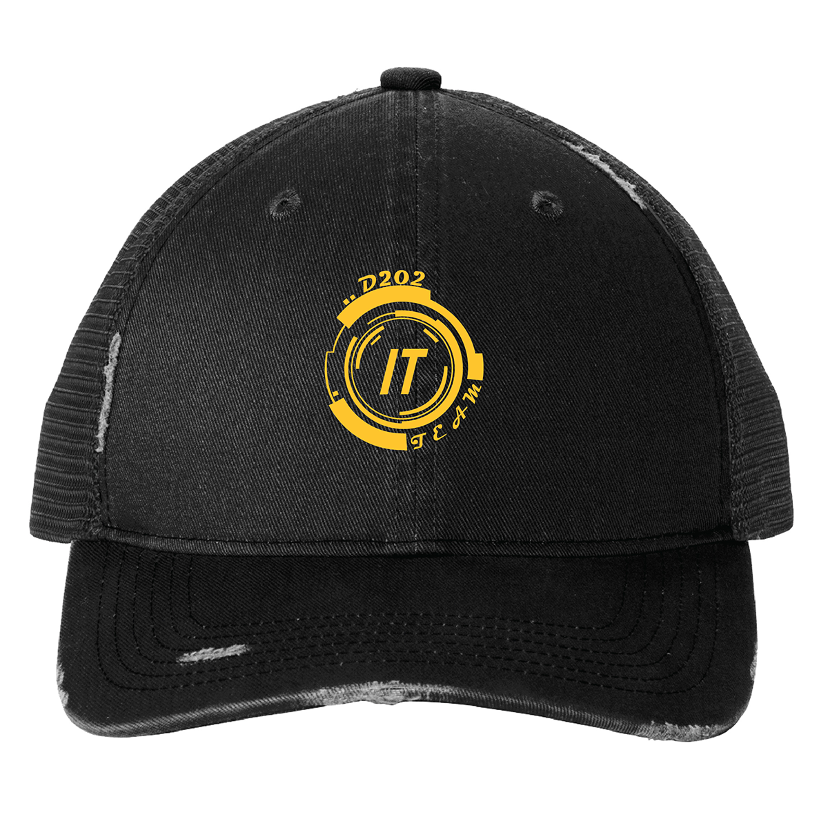 Port Authority Distressed Mesh Back Cap